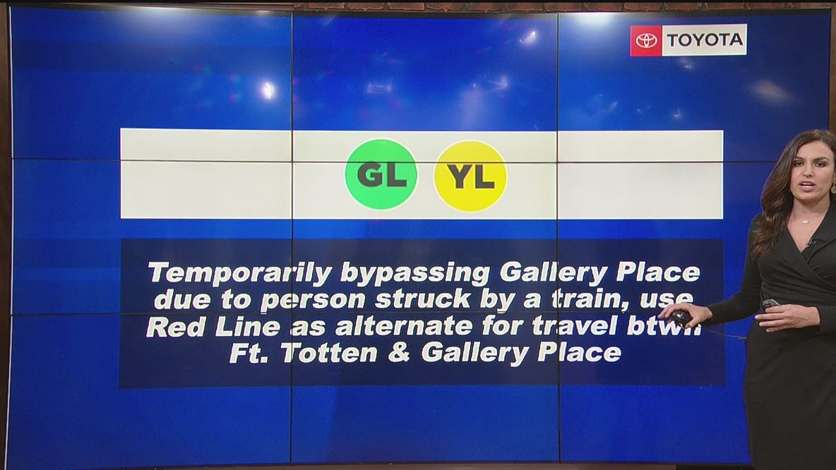 Person struck, killed by Metro train near Gallery Place station